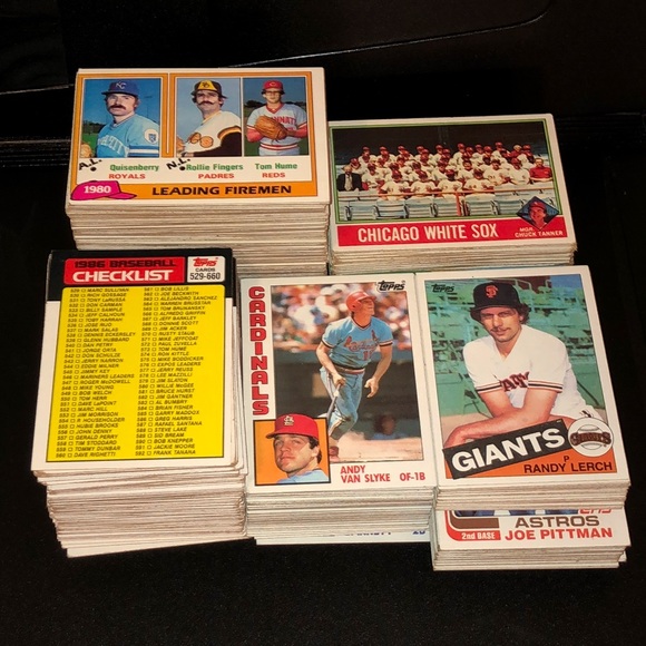 1973-86 Topps Vintage Baseball Lot - 450+ cards